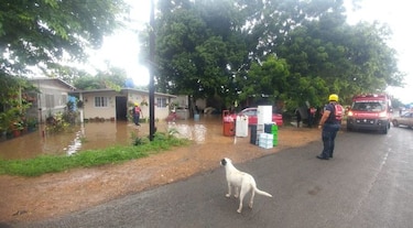 Bomberos reportan inundación en La Villa de Los Santos