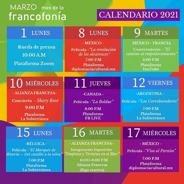 Arranca el mes de la francofonía