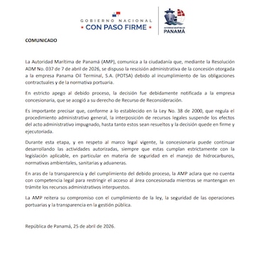 AMP: Potsa puede seguir operando debajo del puente de las Américas, mientras se resuelve proceso legal