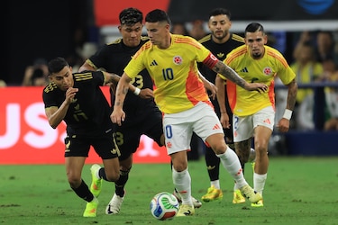 Colombia golea a México y muestra su gran momento