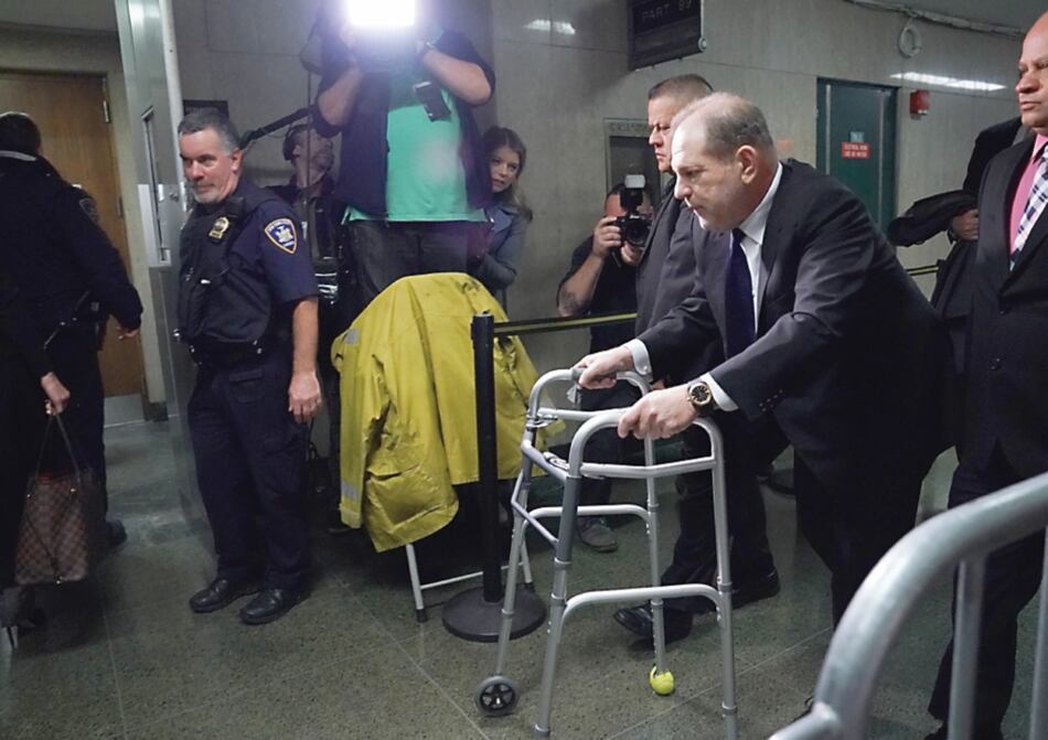 Weinstein habla, semanas antes de su juicio por violación