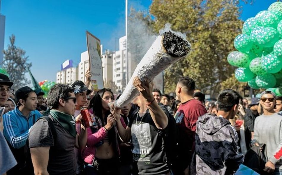 Chile: multitudinaria marcha pide despenalizar autocultivo de marihuana