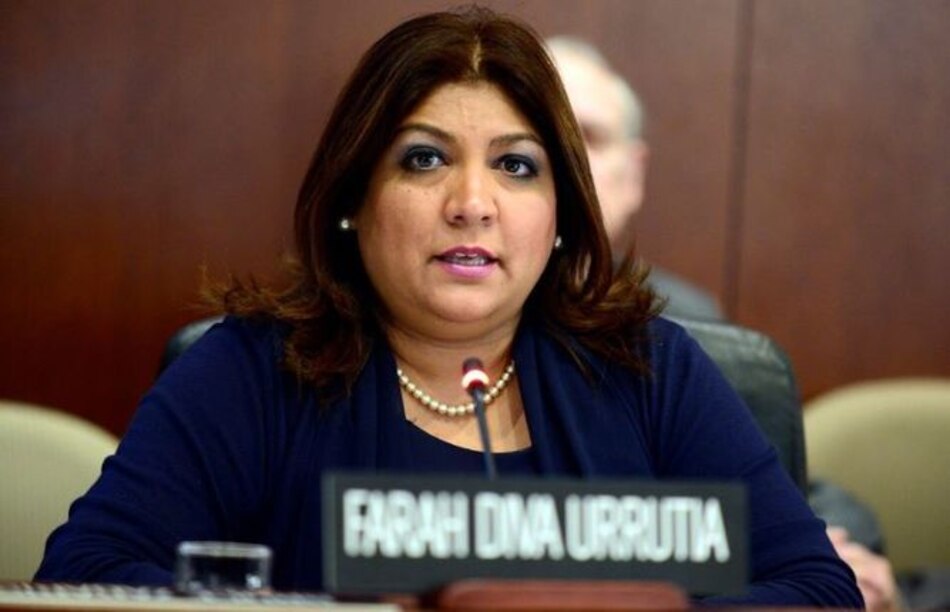 Designan a Farah Urrutia como secretaria de Seguridad Multidimensional de la OEA