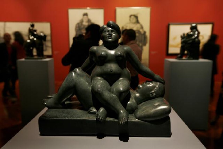 Inauguran en México exposición de Botero por su cumpleaños