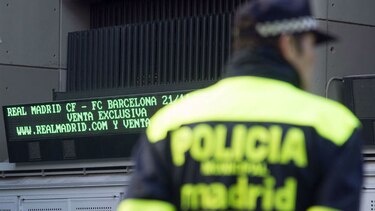 Seguridad máxima a pocas horas para el inicio del clásico Real Madrid-Barcelona