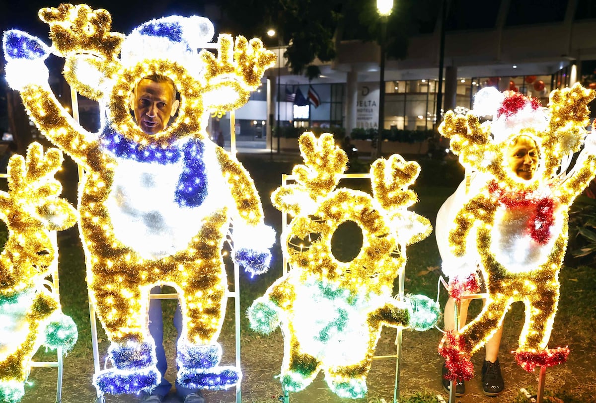 San José se ilumina con decoraciones navideñas