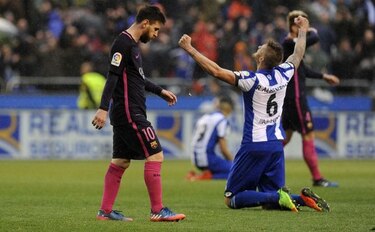 Barcelona pierde 2-1 en La Coruña