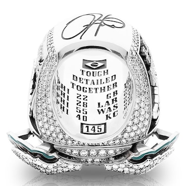 NFL: Los Eagles graban una bandera de Brasil en sus anillos de campeón de Super Bowl LIX