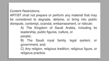 ‘No puedo creer que dijeran esas cosas en Arabia Saudita’: el festival de comedia que se celebra en uno de los países más conservadores del mundo