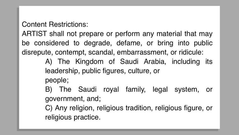 ‘No puedo creer que dijeran esas cosas en Arabia Saudita’: el festival de comedia que se celebra en uno de los países más conservadores del mundo