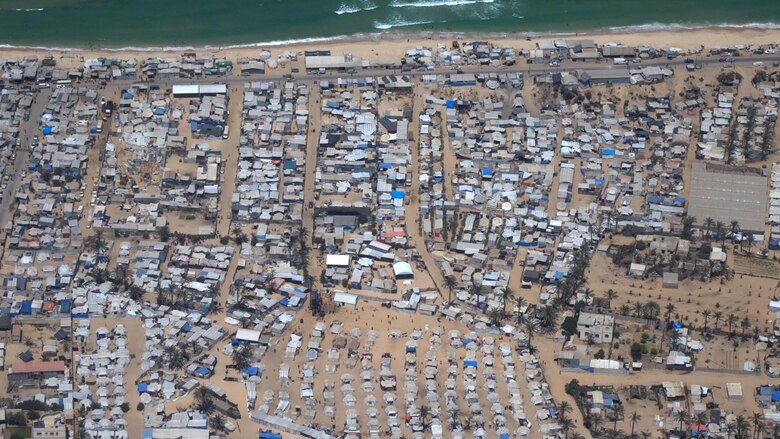 Las imágenes aéreas que muestran la magnitud de la destrucción en Gaza y que el gobierno de Israel no quiere que los periodistas filmen