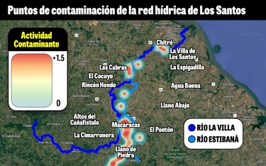 Contaminación ‘criminal’ en el río La Villa: 23 fincas bajo investigación
