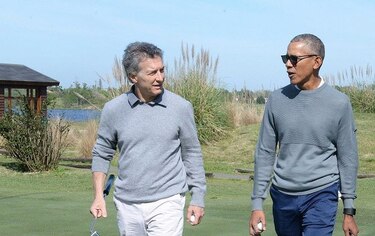 Presidente Macri mantiene encuentro privado con Barack Obama