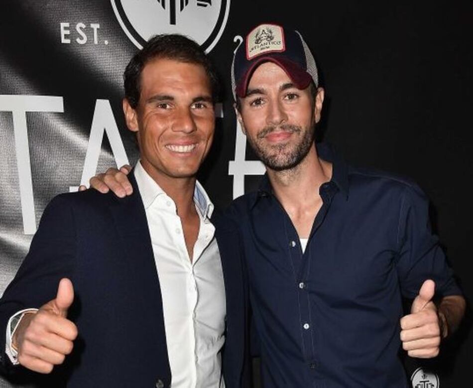 Rafael Nadal y Enrique Iglesias llevan la tortilla de papas a Miami