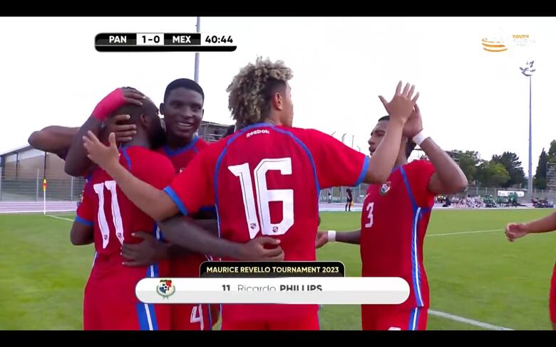Histórico. Panamá vence 4-1 a México y triunfa en el Torneo Maurice Revello 2023