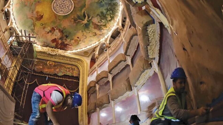 Un templo cultural, en recuperación