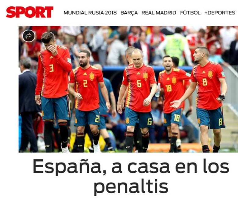 España se va por un 'chasco' en la 'ruleta rusa'