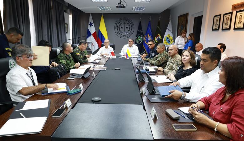 Panamá y Colombia coordinan acciones para fortalecer la seguridad en la frontera