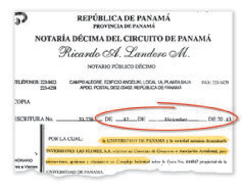 Universidad de Panamá, de negocios con el ‘círculo cero’