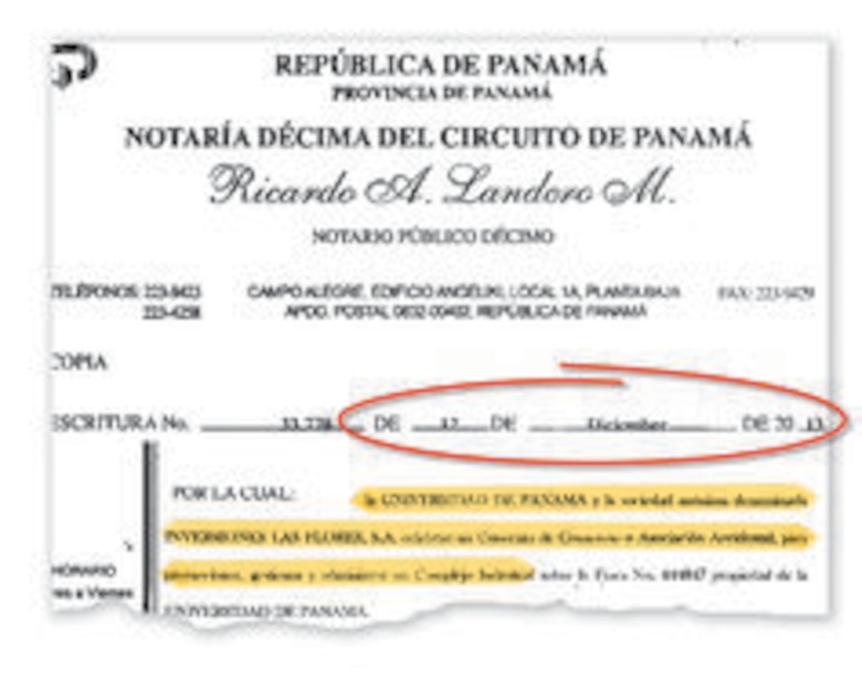 Universidad de Panamá, de negocios con el ‘círculo cero’