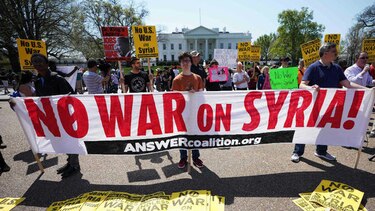 '¡Misión cumplida!' clama Trump tras los ataques contra objetivos en Siria