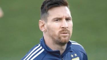 Lionel Messi se roba las miradas con la selección argentina
