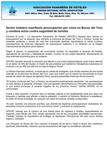 Turista fue retenida con violencia y agredida por manifestantes en Bocas del Toro; Policía la rescató