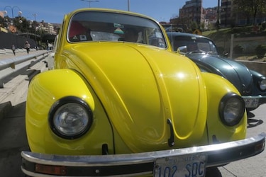 Bolivia rindió tributo al ‘escarabajo’, el automóvil que no pasa de moda