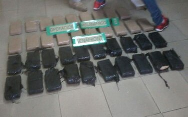 Decomisan 40 paquetes de cocaína en Chiriquí