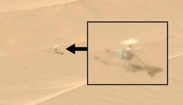 La Nasa publica imagen del Ingenuity tras averiarse en Marte
