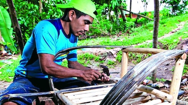 Arte, muebles y mimbre