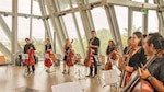 Recital de violonchelos en Boquete
