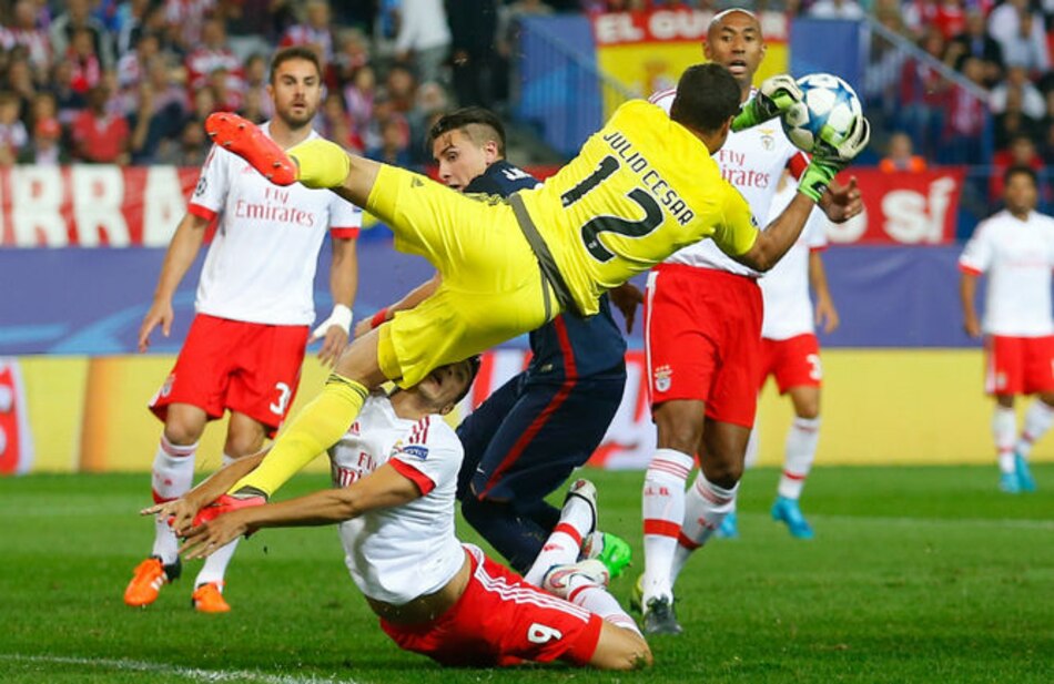 Benfica sorprende al Atlético y se lleva la victoria como visitante