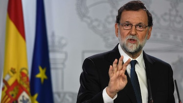 Rajoy pide poderes para disolver gobierno de Cataluña