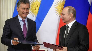 'Dios y Messi dirán si podemos ganar el Mundial', dice Macri en Rusia
