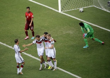 Alemania exhibe su poder y golea 4-0 a Portugal