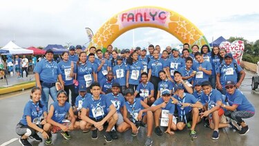 Global Bank participó del ‘tour’ Relevo por la Vida 2019 de Fanlyc
