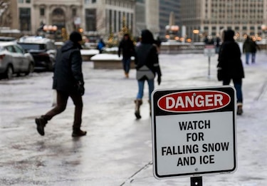 El temporal de Estados Unidos hace ‘extremadamente peligroso’ viajar por carretera