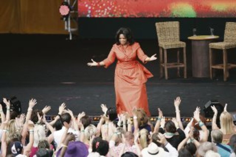 Oprah Winfrey se relaja en Fiji