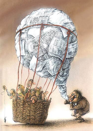 Premiación a caricaturas de la primera Expo Cartoon