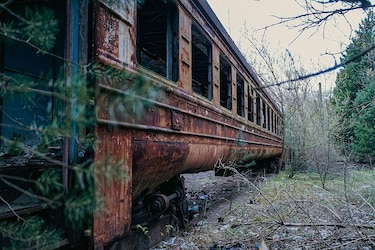 Imágenes de la zona de exclusión de Chernóbil 40 años después del accidente nuclear