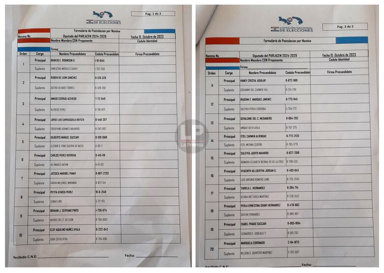 Benicio Robinson es electo como candidato a diputado del Parlacen