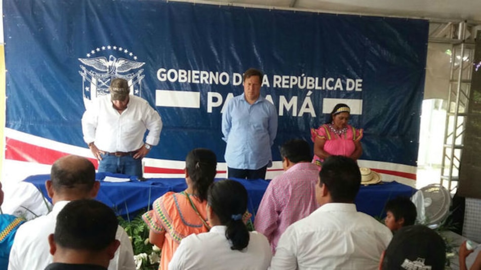 Varela entrega orden de proceder para primera potabilizadora en la comarca Ngäbe Buglé