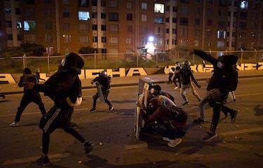 Otra jornada de protestas en Colombia deja 29 heridos