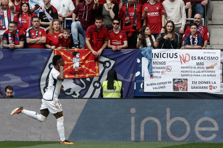 Vinícius se impone con el Real Madrid ante el Osasuna