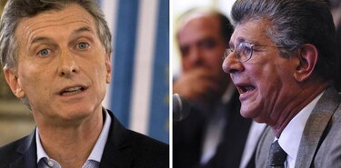 Gobierno de Macri rechaza críticas de oposición venezolana