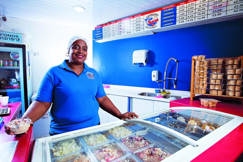 Para el calor, ceviche y cerveza