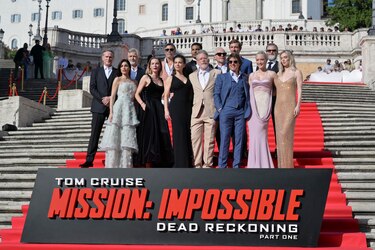 Tom Cruise paraliza Roma con el estreno de ‘Mission: Impossible 7′