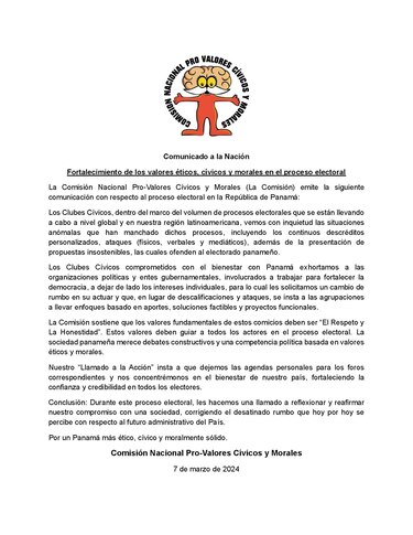 Clubes cívicos apelan por un proceso electoral de propuestas factibles y debates constructivos