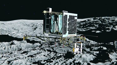Robot espacial Philae enmudece